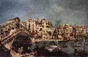 MARIESCHI, Michele The Rialto Bridge from the Riva del Vin sg Germany oil painting reproduction
